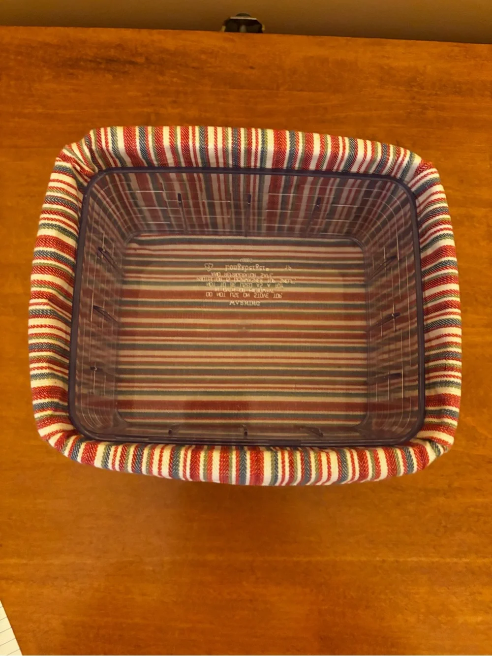 Longaberger Card File Basket Set